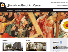 Tablet Screenshot of jheronimusbosch-artcenter.nl